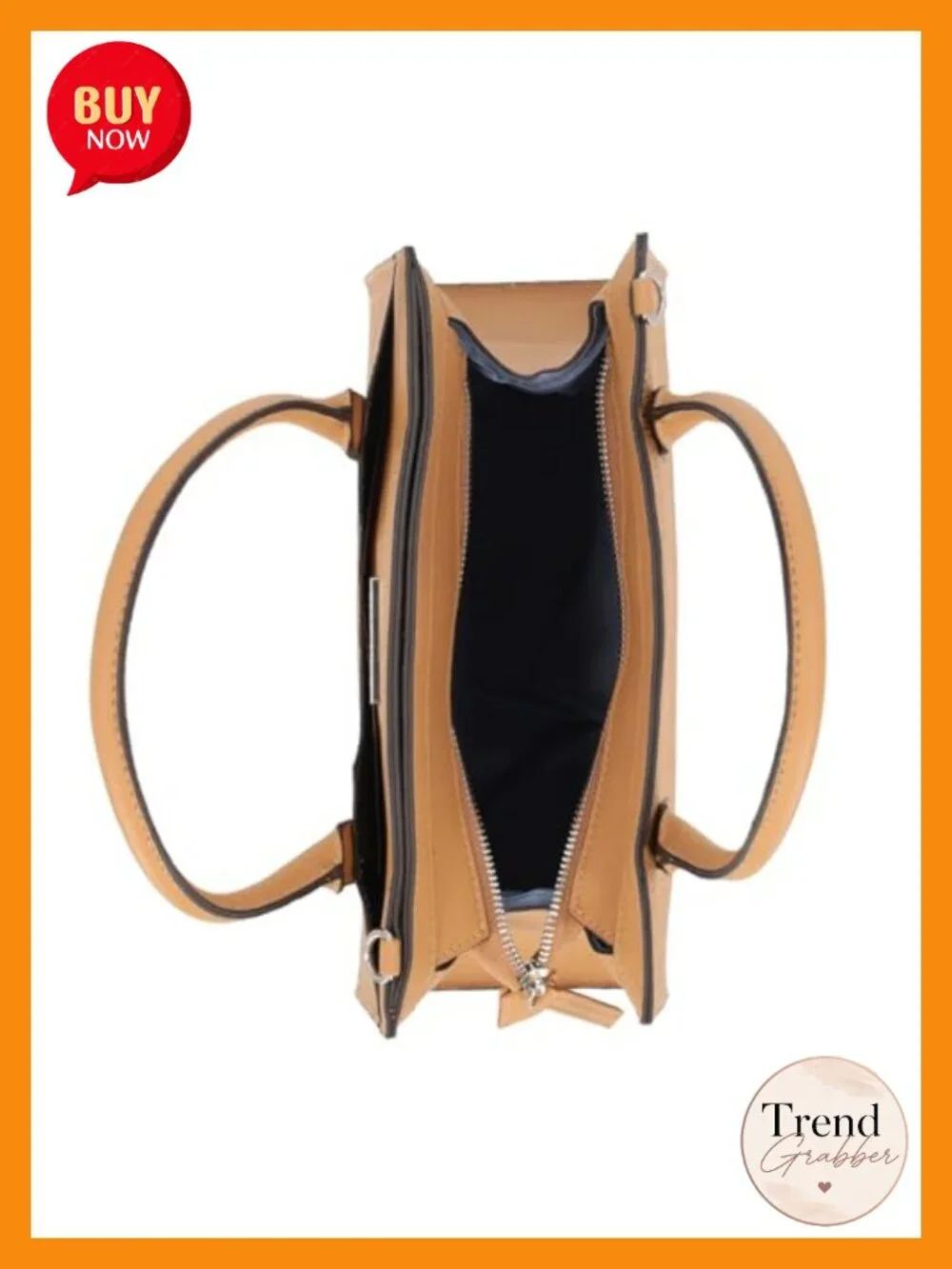 Vegan Leather Satchel Handbag Removable Crossbody Strap Top Handle Purse
